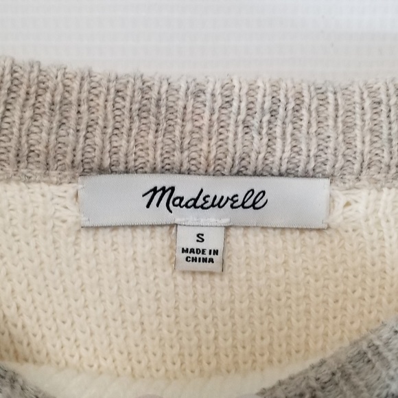 MADEWELL Province Criss Cross Pullover Sweater S - Picture 8 of 8